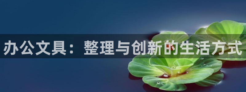 九游会真人第一：办公文具：整理与创新的生