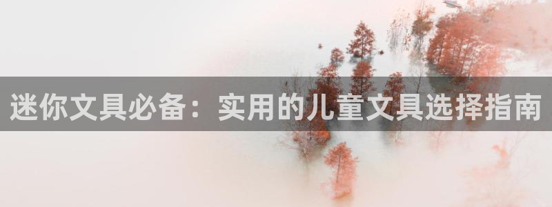 九游会数字站：迷你文具必备：实用的儿童文