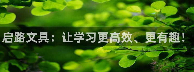 九游会娱乐ag：启路文具：让学习更高效、