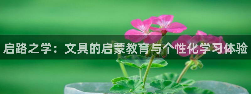 九游会和亚游：启路之学：文具的启蒙教育与